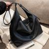 New Women's Bag PU Large-capacity Tote Bag Women's Commuter Messenger Versatile Shoulder Bag Niche Bag Casual
