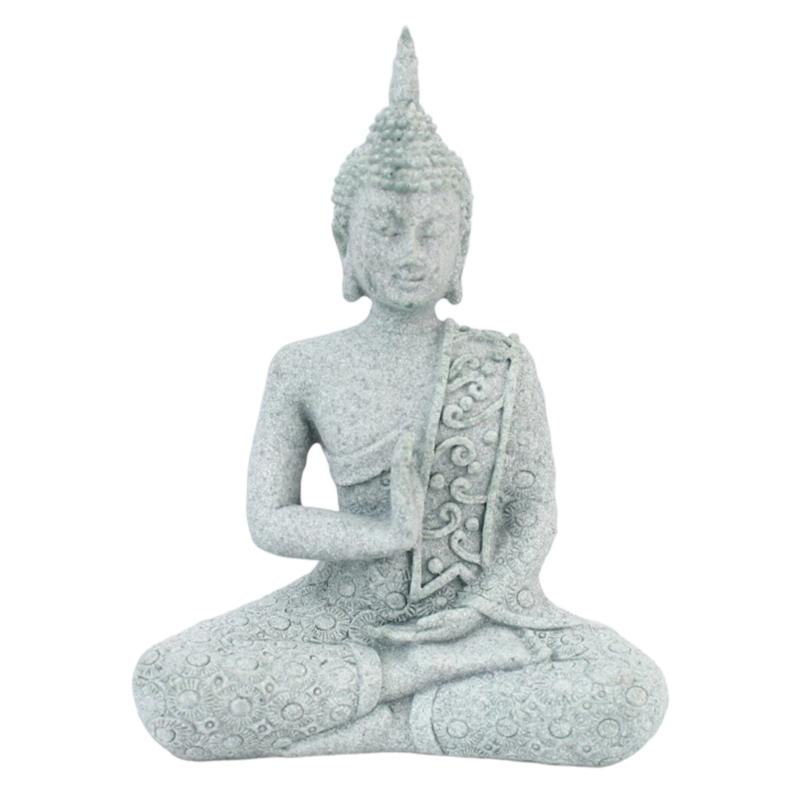 Resin Buddhas Figurines Buddhas Statues Ornament for Home Office Decors Buddhas Sculpture Housewarmings Gift Buddhas Decors