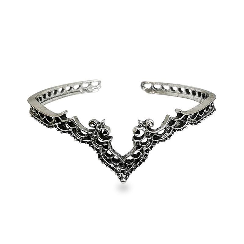 

Горячая распродажа европейский и американский ретро преувеличенный ажурный узор браслет модный браслет корона аксессуары