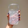 White Rhinestone Water Ripple Case for iPhone 12/14 Plus/15 Pro Max