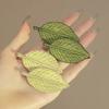 2Pcs Girl Hairpins Leaf Design Lightweight Hair Clips Bang Back Head Hair Pins Hair Fixing Tool Hair Accessories