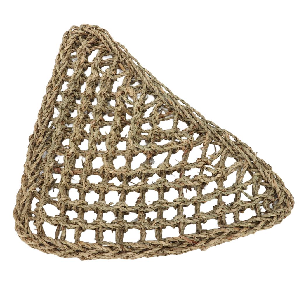 Lizard Hammock Animal Crawling Mat Triangle Grass Reptile Animals Hammock for Bearded Dragon Dogs