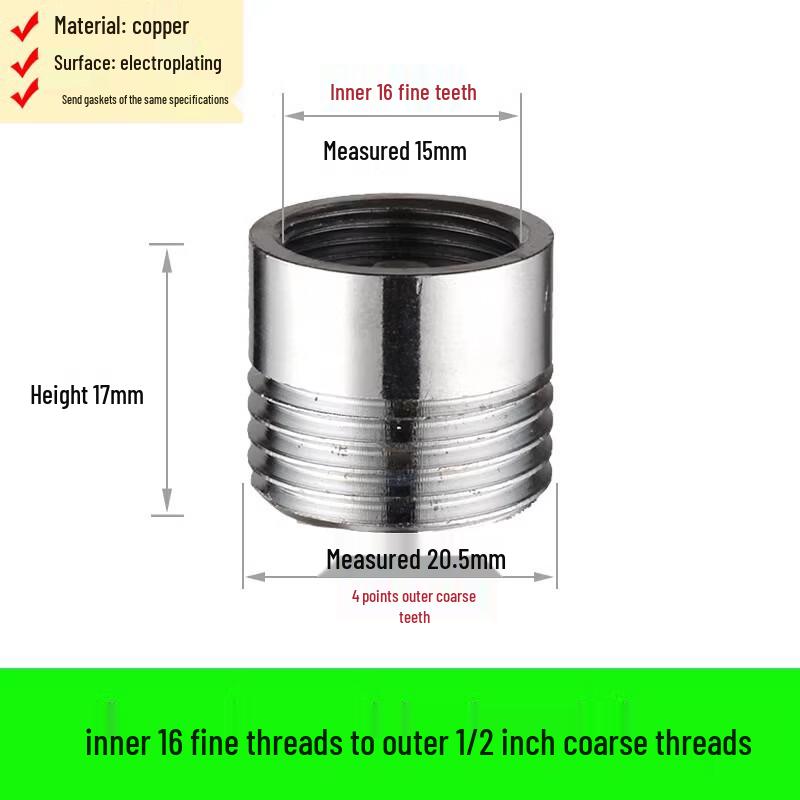 

Kitchen Faucet Adapter with Aerator