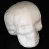 Pěnová lebka s vysokou hustotou pro řemesla Bílý polystyrenový ornament pro DIY Halloweenské dekorace a umělecké projekty