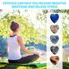 50Pcs Heart Shape Crystals Set Natural Crystal Heart Stones Mini Assorted Worry Stones for Energy Balancing Desktop Decoration