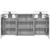 Bathroom Cabinet Set 3 Pcs 100 X 10.5 X 50 Cm Particleboard