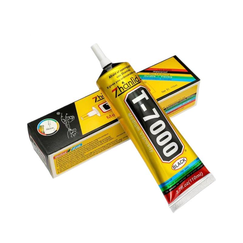 Genuine T7000 Black Universal Glue for Phone Screens, Beauty, DIY Crafts, Rhinestones, Precision Watches, and More - Flexible and Reliable.