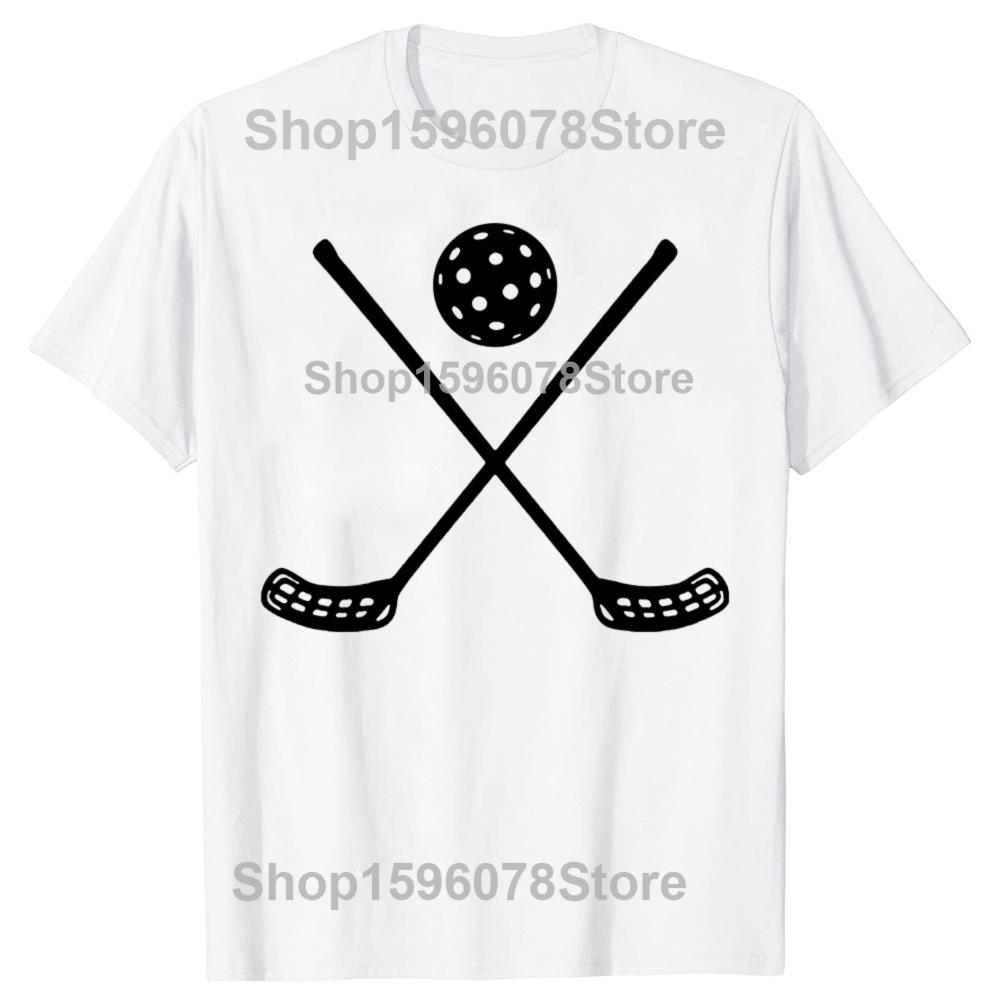 Funny Play Floorball Graphic Tshirts Men Womens Fashion Casual Tshirt 100 Cotton Loose Oversized T Shirt Summer