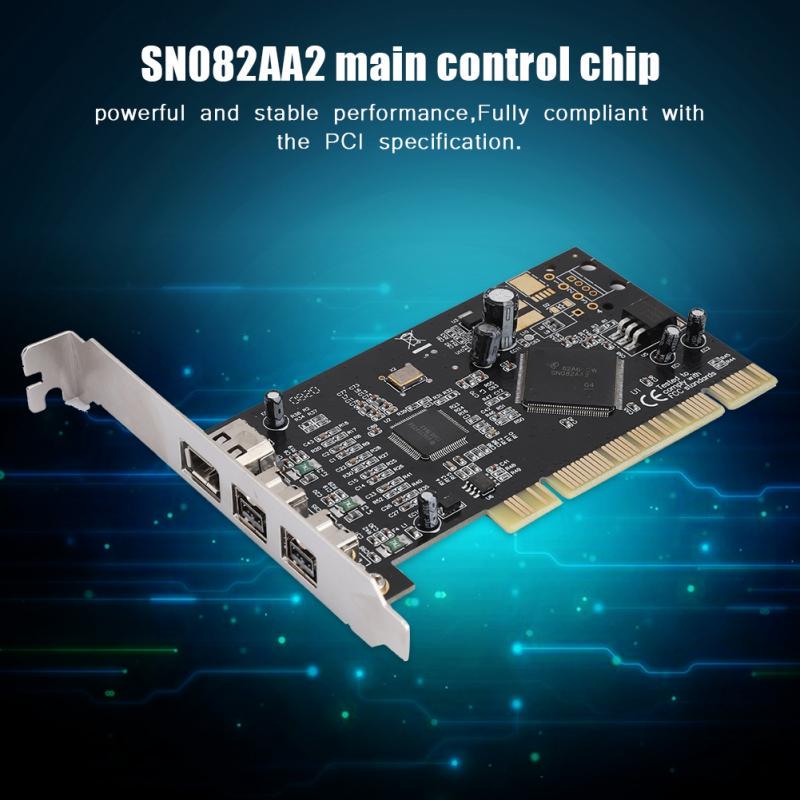 and 1394A Controller Card Adapter for All Types of FireWire 800 Digital Camera Video Capture Card PCI 3-Port Firewire 800 1394 b/a Hard Disk DV Camera 1394b 2B1A CD-RW/DVD-ROM Drive and 1394A Controller Card Adapter for All Types of FireWire 800 Digital Camera Video Capture Card PCI 3-Port Firewire 800 1394 b/a Hard Disk DV Camera 1394b 2B1A CD-RW/DVD-ROM Drive