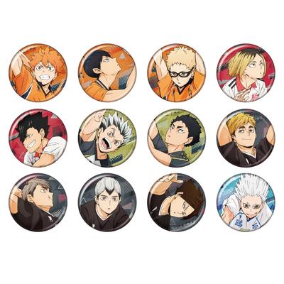 Kolekce 12 anime třpytivých odznaků, KRABIČKA „Haikyu!“ ! “
