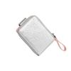 Toutou Wallet, Women's Key Pouch, Card Holder, Multi-Slot, Coin Purse, Silver