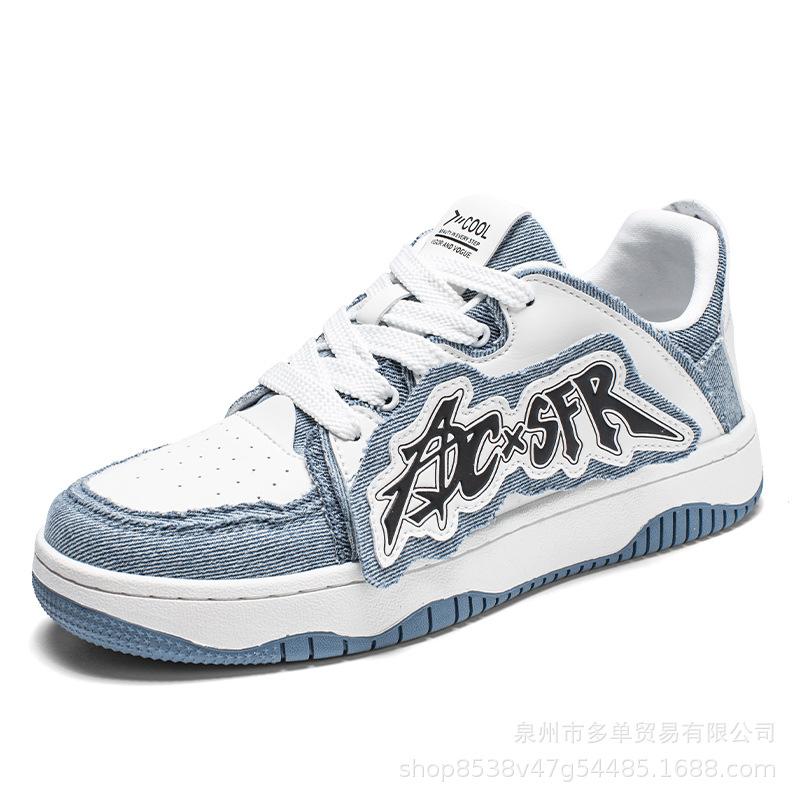 New Men's Niche Hip Hop American Skateboard Versatile Trend Board Shoes Going Out Retro Fashion Youth Casual Trend Shoes