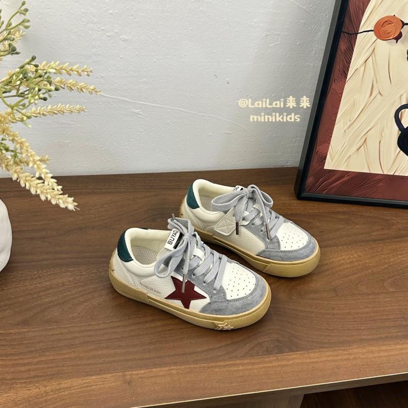 Jugendstil Schuhe Kinder Freizeit Slip-On Sneaker Jungen Mädchen 2026 Stern Weiche Sohle PU Obermaterial Gummi Außensohle