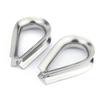 M2 M3 M4 M5-M6-M8-M10 304 Stainless Steel Cable Wire Rope Protective Sleeve  Chicke Riggingn Heart Ring Fixing Workpiece