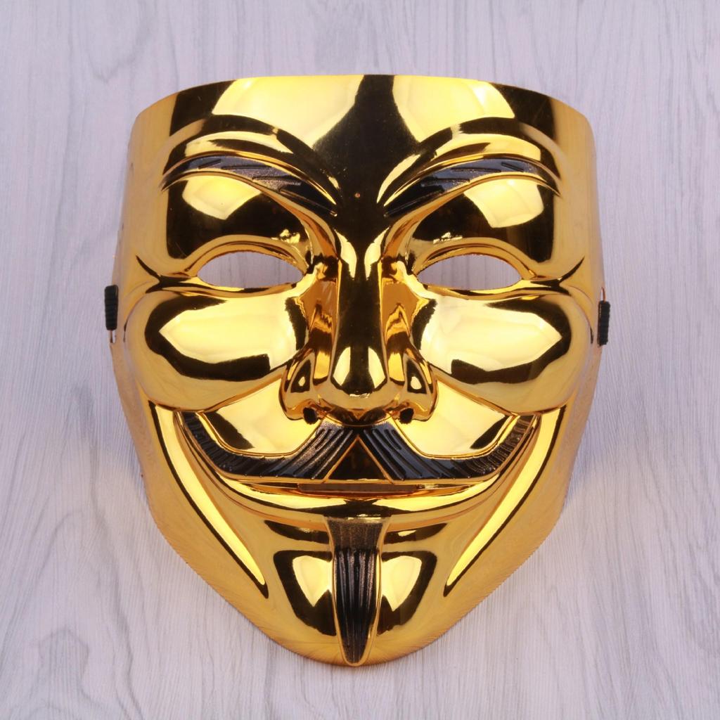 Halloween V Mask Masquerade Full Face Hacker Street Dance Mask for Men