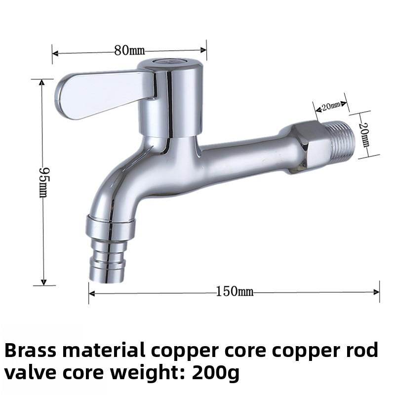 Baterie do pralki Mosiężny zawór do baterii podtynkowych Rdzeń zaworu Bateria do pralki 1/2" 4-punktowy Wlot wody do majsterkowania Mosiądz