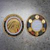Armor Commemorative Coins, Challenge Coins, Double-sided Painted Metal Badges, God's Armor Military Commemorative Medals