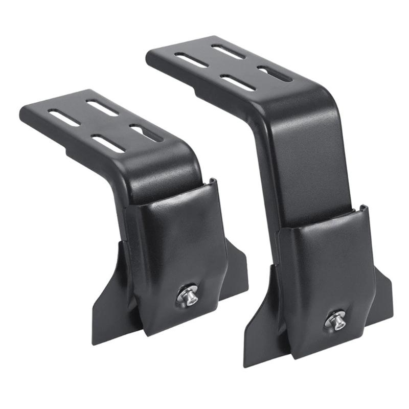 Heavy Duty Aluminum Rain Gutter Roof Rack Clamps Brackets for SUV Truck 12-23cm Height Range Secure Fit No Tool Needed