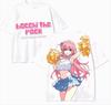 Rock Bocchi T Shirt for Anime Fans, New Loose Pure Cotton Harajuku Style, Unisex Vintage High Street Fashion Couple Tops T Shirt
