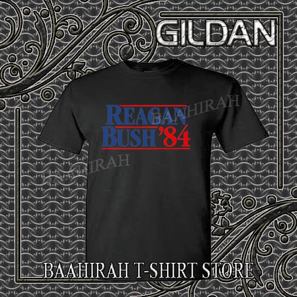 New Reagan Bush 84 Logo American Funny T shirt Size S to 5XL L