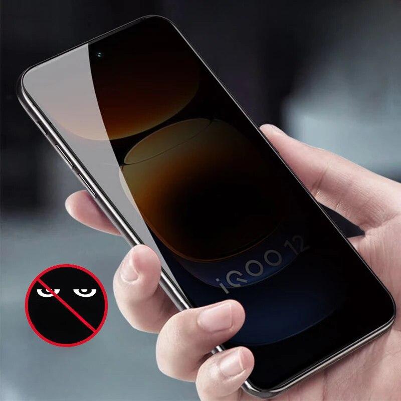 

Закаленное стекло против шпионажа для Vivo IQOO Iqoo 12, защитная пленка для экрана с защитой от бликов для VIVO IQOO12 Iqoo12, подглядывающая защитная пленка