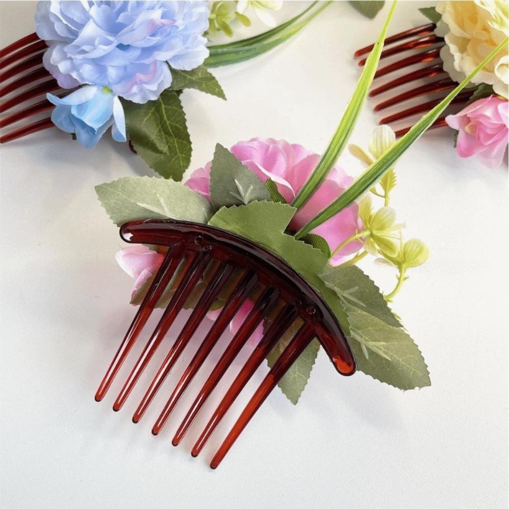 Side Clip Flower Hair Comb Bohemian Wedding Bride Accessories Water Splashing Festival
