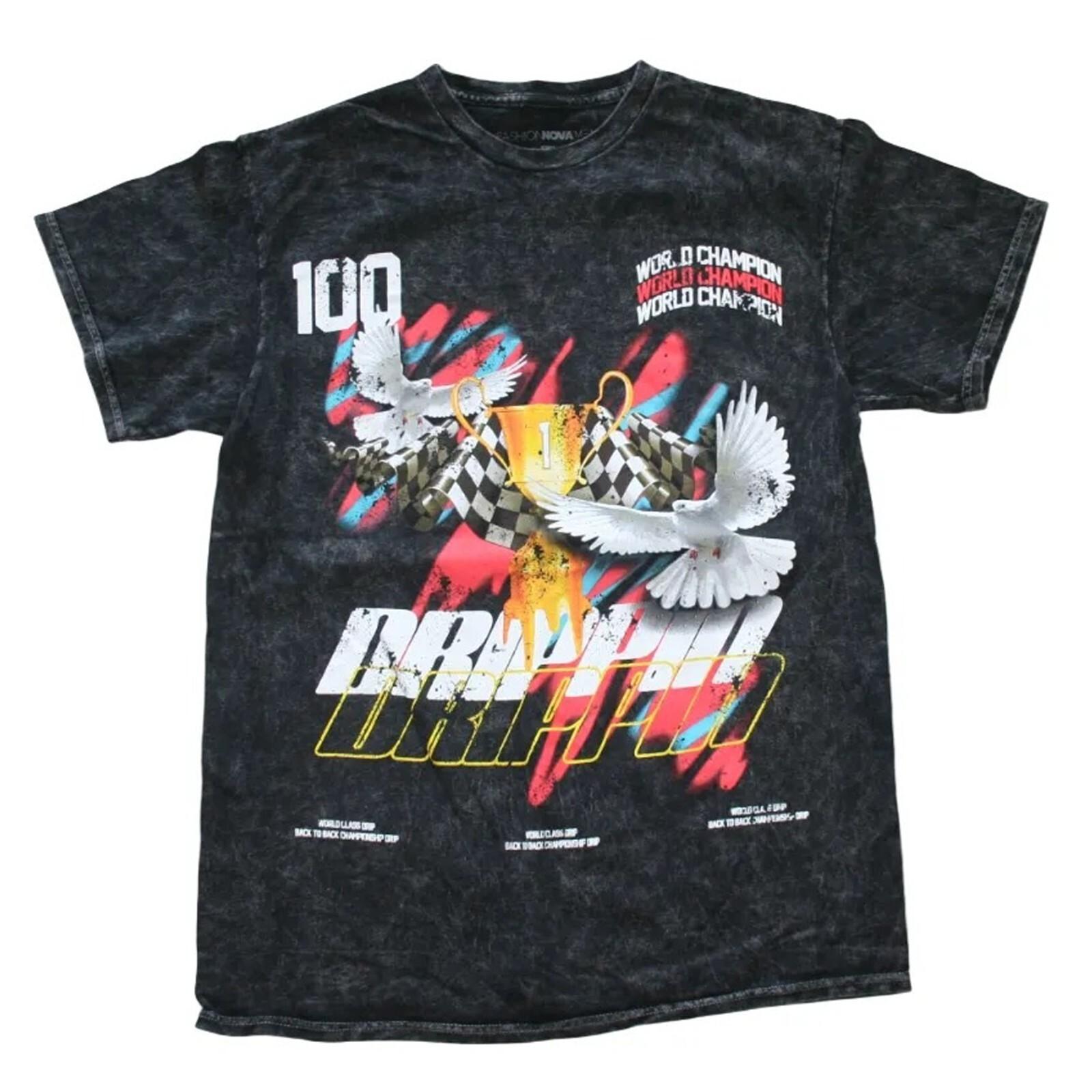 Drippin World Champion Back To Back Championship Men s T-Shirt - NWT XXL