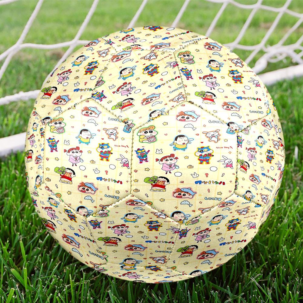 Cartoon Comics Print Size 5 Soccer Ball, Standard Match Football for Sports Game and Team Practice, Ideal Gift for Soccer Fans