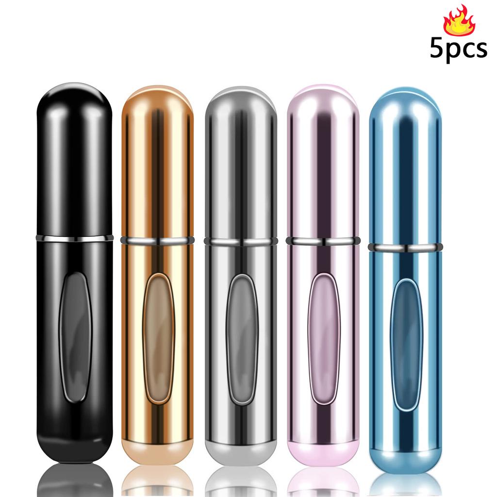 5ml Bottom Charge Perfume Refillable Bottle Liquid Container For Cosmetics Spray Bottling DispenserPressHead Portable Travel liu