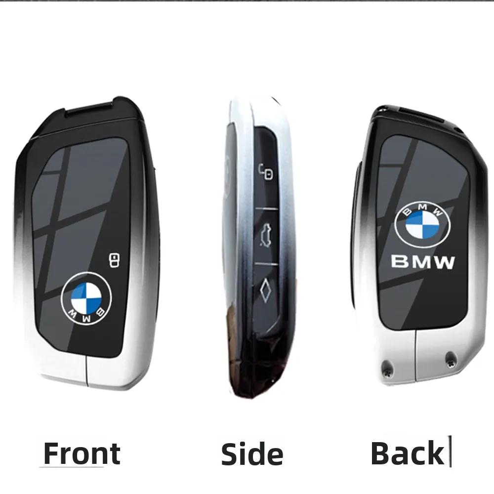 Suitable for BMW Card Key Protection Cover 24 Models X5 Buckle 5 Series 530li Metal 535le Men's 7 Series Card Cover X1X6X7 Shell