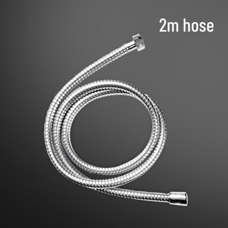 ZISIZ Pressurized Handheld Shower Head & Hose Set