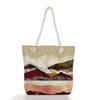 Landscape Painting Print Thick Rope Single-shoulder Beach Bag 7244 KTB
