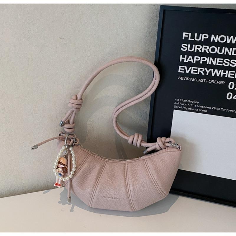 Trendy versatile dumpling bag women's spring new fashion simple shoulder bag high-end niche design women's bag