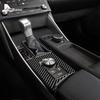 Real Soft Carbon Fiber Sticker For Lexus IS250 300 350 200T 2013-2018  Center Console Panel Cover Interior Trim  Accessories