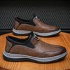 Casual Men's Leather Shoes Spring and Summer New Men's Shoes Soft-soled Shoes Trend One-pedal Shoes
