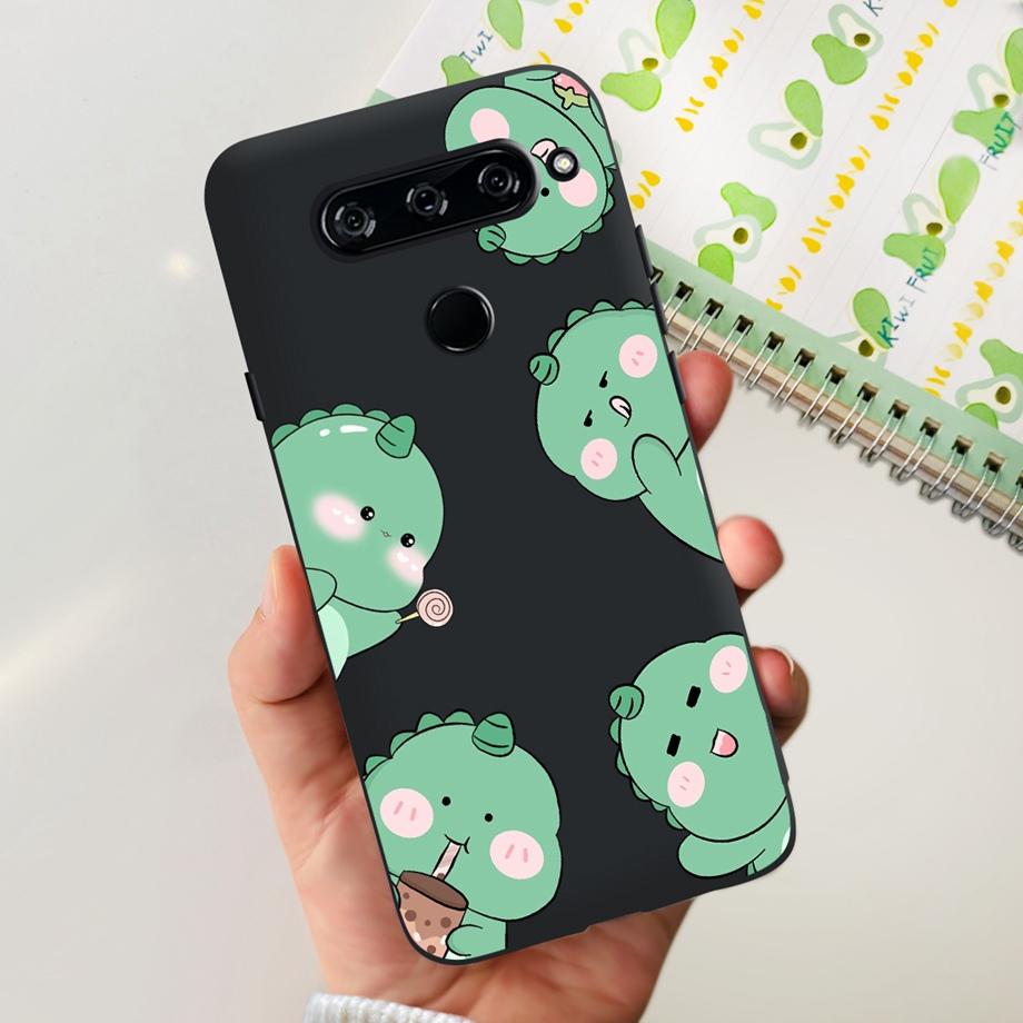 For LG V40 ThinQ Case Cover For LG V35 V35+ ThinQ Soft TPU Silicone Cases Fashion Flower Cute Pattern Funda For LGV40 ThinQ Capa