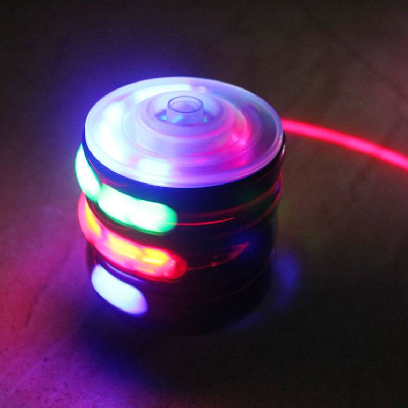 Top Spinning Music Toy Gyroscope Color Conversion Flash Light Gift Children
