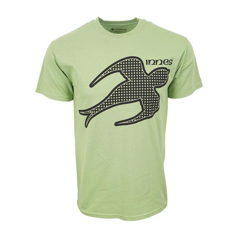 Innes Unisexs Large Logo Lime T Shirt S