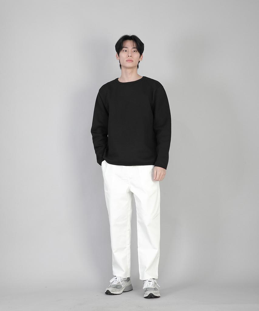 Seinteukeulu Ankle Drop Classic Fatigue Tapered Pants Aft-306 White
