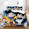Son Goku Duvet Cover Set Boys' Dragon Ball Anime Cartoon Print Quilt Cover Bedding Suits For Adult Kids Friend G