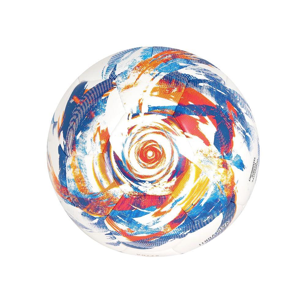 SFIDA VAIS VORTI JR Light Soccer Ball for Kids, Size 4 (Preschoolers), White/Blue