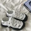 Platform Sandals Women's Outer Wear Summer New Ugly Cute Big Head Shoes Sports Casual Hole Shoes