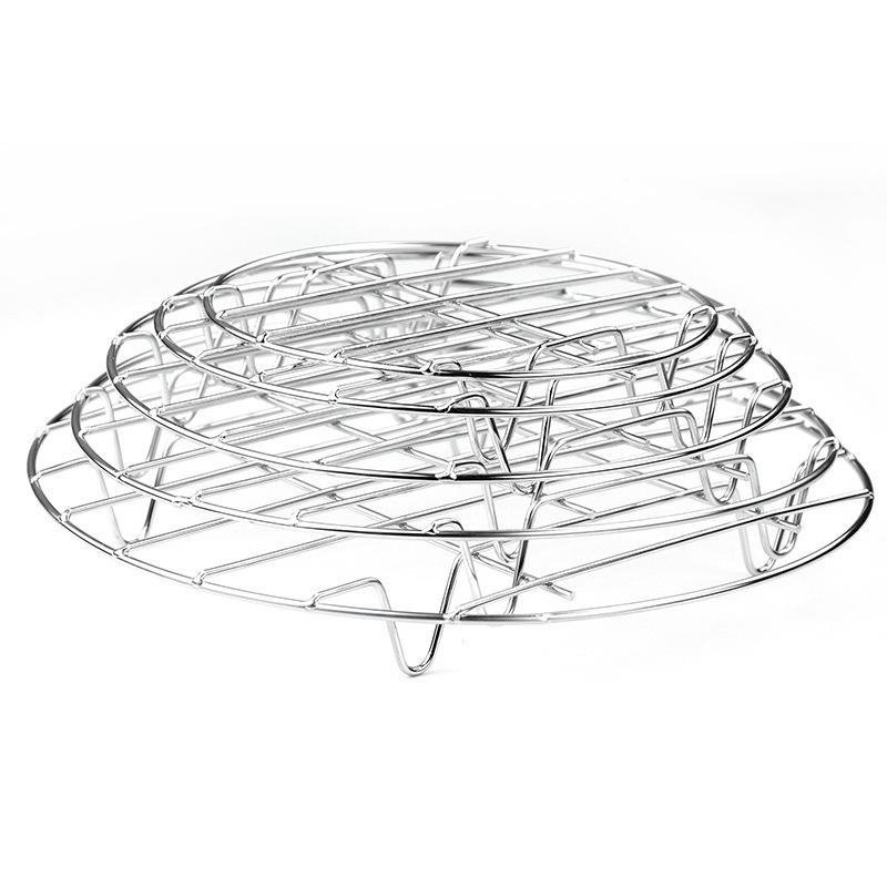 Stainless Steel Multi-purpose Steaming Rack with Anti-scalding Insulation - Ideal for Kitchen Steaming, Eggs, Rice, and Vegetables
