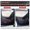 Car Inner Door Anti Kick Film Protective Anti-Scratch Cover For Hyundai Santa Fe III 2012 - 2017 2018 Auto Accessories Protector