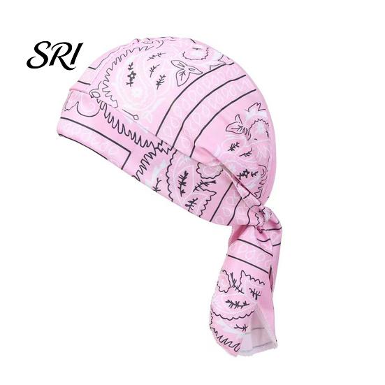 Kühlendes Bandana Hut Turban Paisley Muster Elastische Passform Verstellbare Riemen Bequemes Outdoor Kopftuch Atmungsaktives Schweißableitendes Material Radfahren
