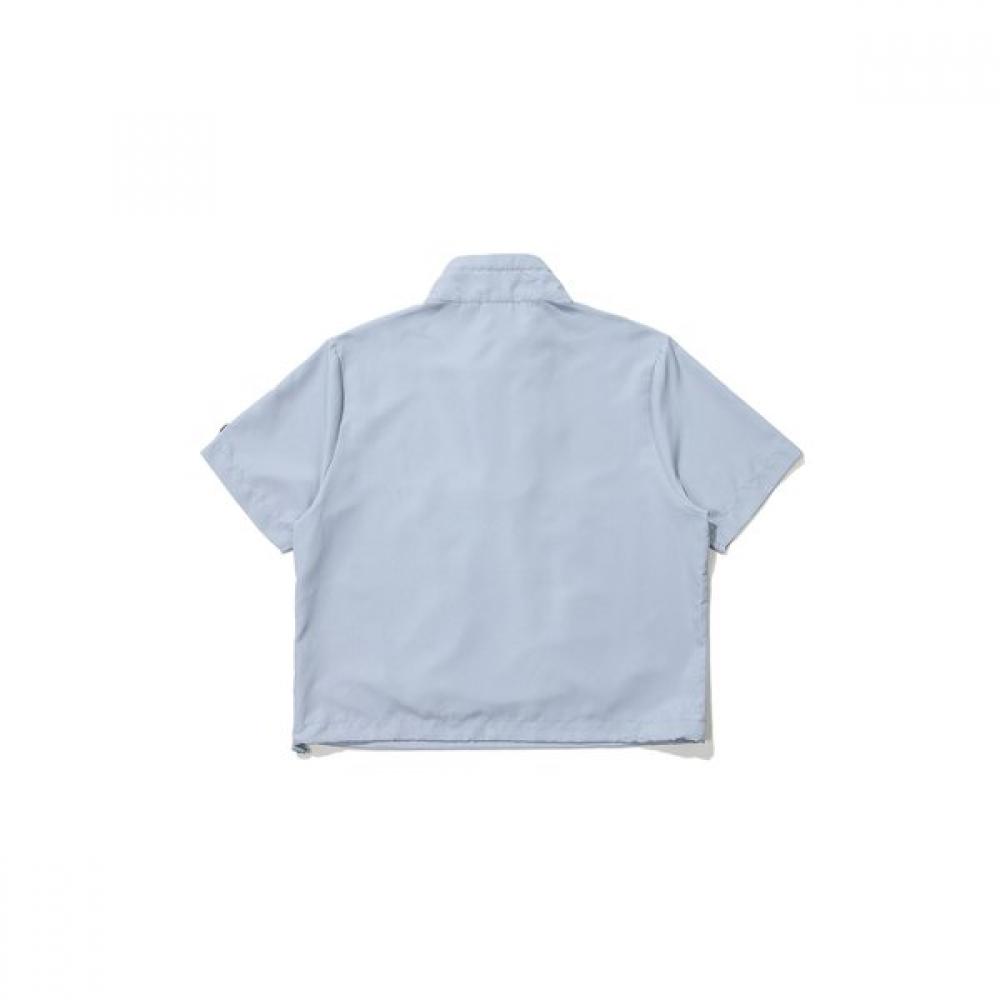 Bbc Earth Planet Embroidery Short Sleeve Anorak  Blue    Albert