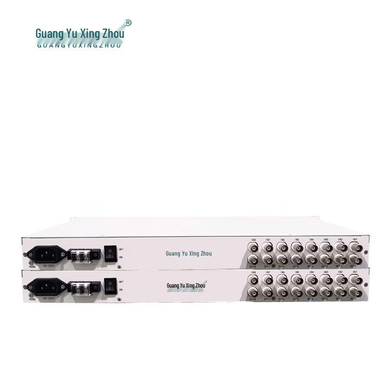 GY-8E124F32P Multi-service Fiber Optic Transceiver