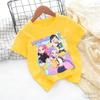 Kpop Demon Hunters Huntrix T-shirt Women Man 2026 Summer Short Sleeve Tee Anime Print Streetwear Casual Tops Kids Clothing Y2k