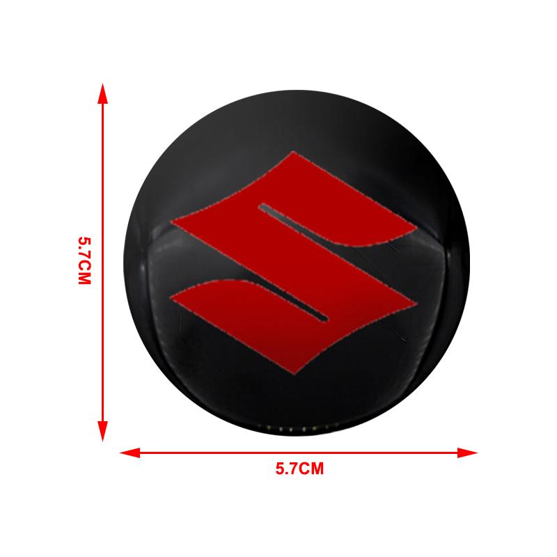 4pcs Car hub center cover emblem sticker Car Accessories For Suzuki Swift Sport Jimny Grand Vitara Alto SX4 Samurai Across Ignis