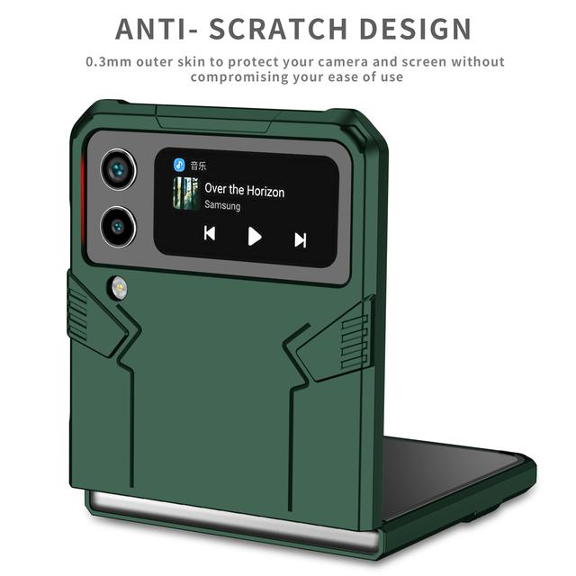 

Чехол-держатель с защитой от падения, кольцо-держатель, чехол для Samsung Galaxy Z Flip4 5g Flip 4 Flip3 Flip 3 Zflip4, защитный чехол от падения for Galaxy Z Flip 4 зелёный